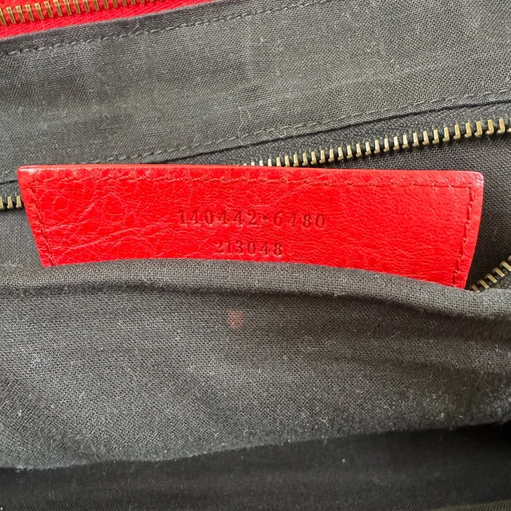 Balenciaga Red Day Hobo Bag - Picture 7 of 9